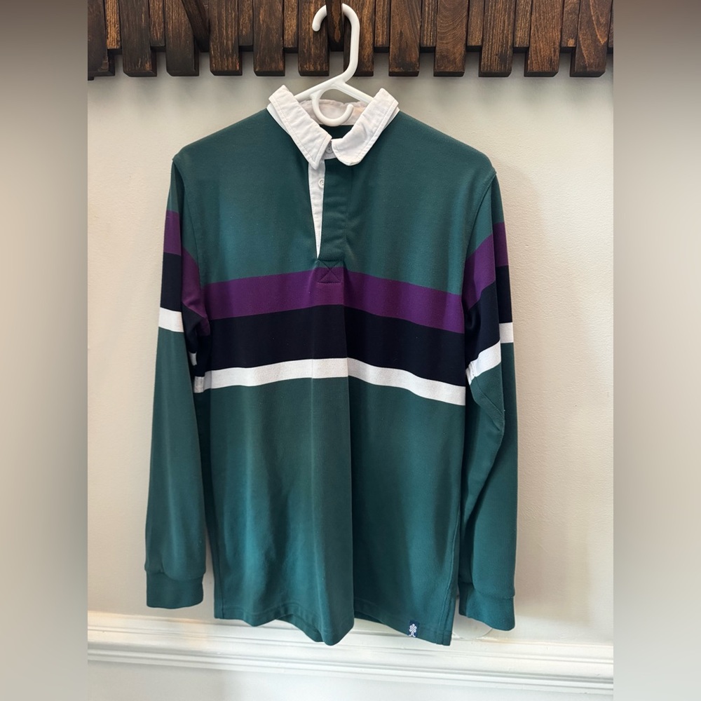 Retro-style rugby, multi-colored, Medium